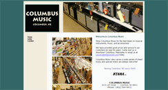 Desktop Screenshot of columbusmusic.net